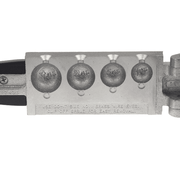 Do-It Cannonball Sinker Mold (Sz: 1 1/2, 2 1/2, 3 1/2, 4 1/2 oz.)