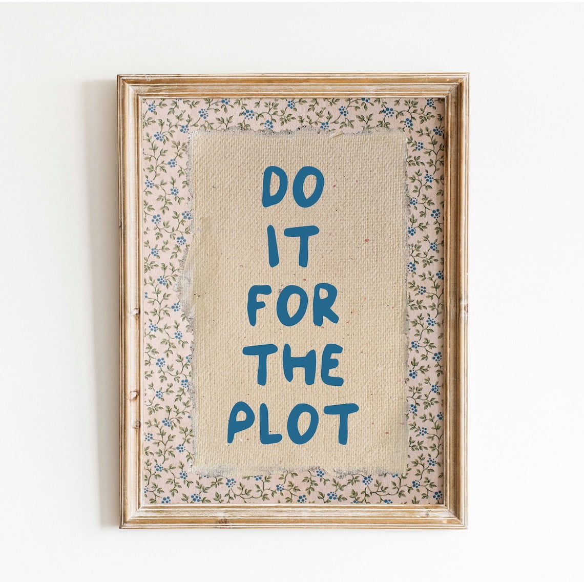 Do It For The Plot Bookish Wall Decor Reading Room Readers Print ...