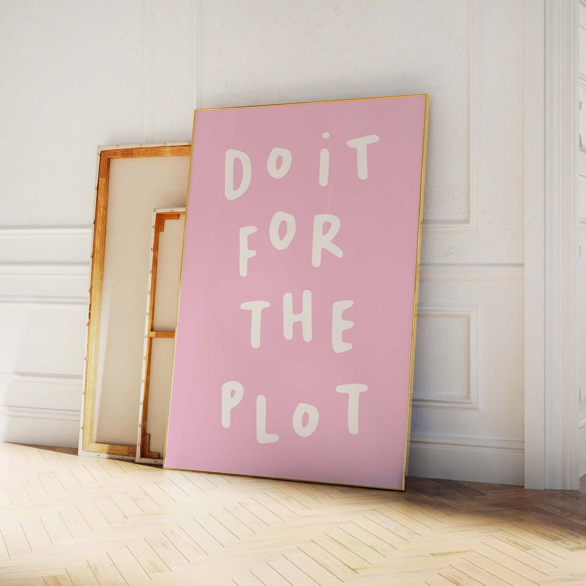 Do It For The Plot Poster Trendy Wall Art Dorm Room Cute College ...