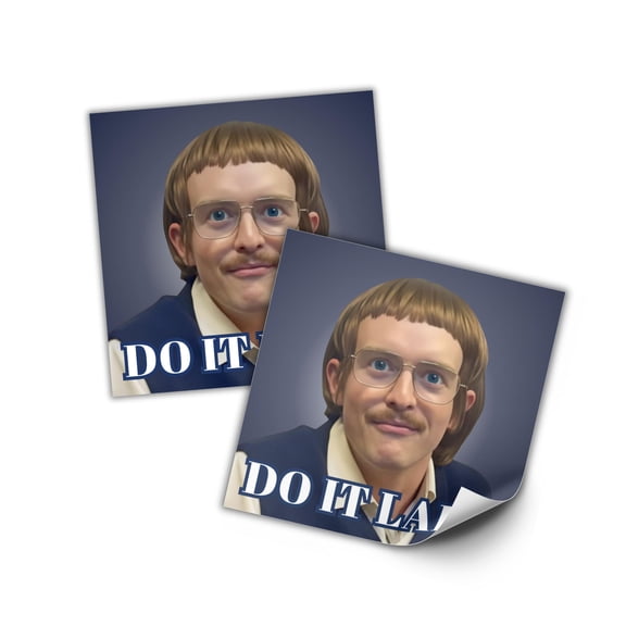 Do It Lady Chit Vinyl Sticker 2pk 3x3 On Your Birthday Funny Influencer Motivational Quote Reels Decal Meme All Of It At Once Colorful Square