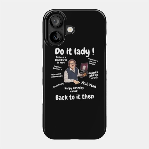 Do It Lady Funny Trending Saying Graphic Quote Case for Apple iPhone 11 to 17