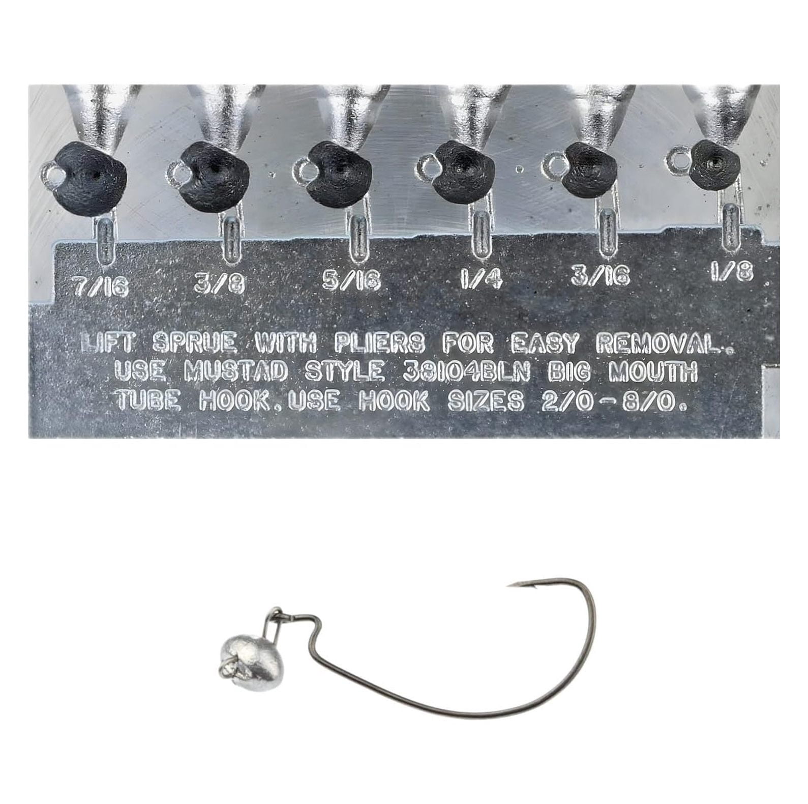 Moule Leurres Do It Moule à Plomb Do-It Football Swing Jig FBB-6-SWG - 6 Tailles (1/8 à 7/16 Oz) - Occasion Moule Silicone