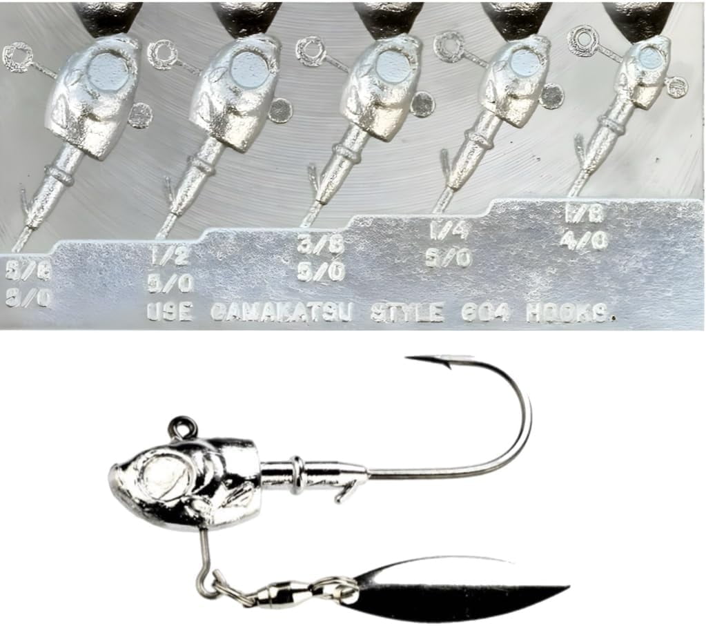 Do It Mold Herring Head Jig Size 1/8, 1/4, 3/8, 1/2, 5/8 oz Do it Mold