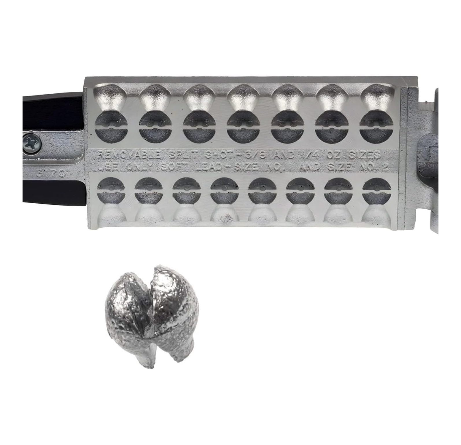 Do It Mold Removable Split Shot Sinker Sz: 1/4, 3/8 oz (3170) RM