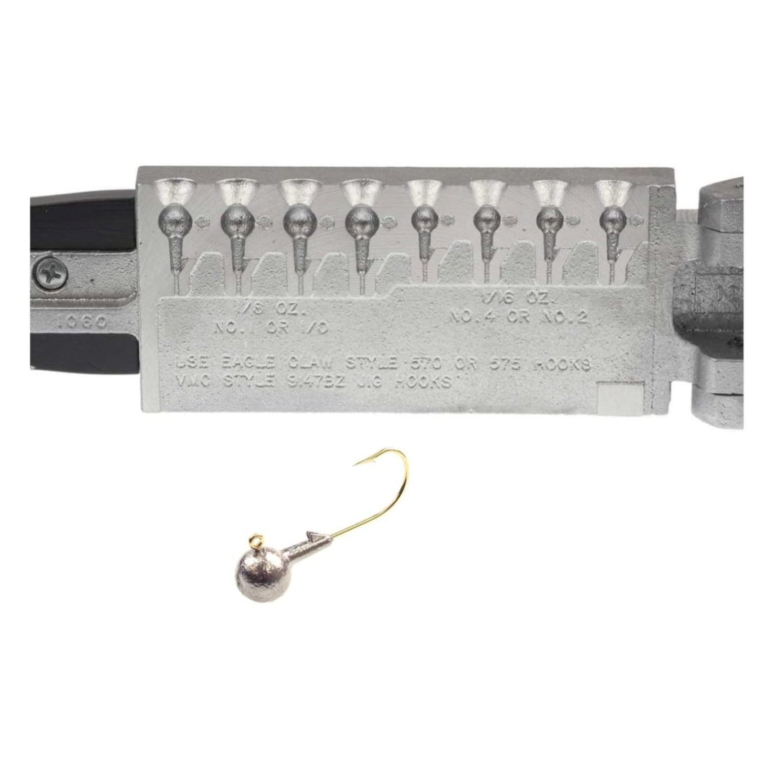Do It Mold Round Head Jig Sz: 1/16, 1/8 OZ