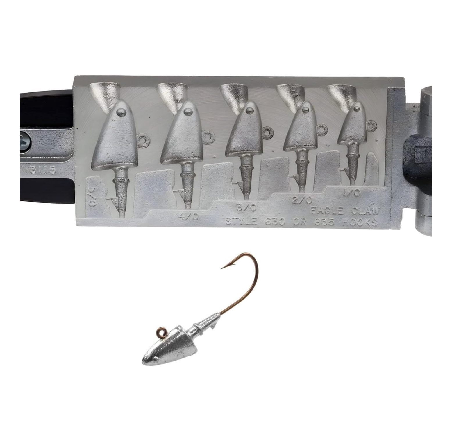 Do It Mold Shad Head Jig Sz: 1/4, 3/8, 1/2, 3/4, 1 oz Hook: 630 or 635 Collar: Ring & Barb