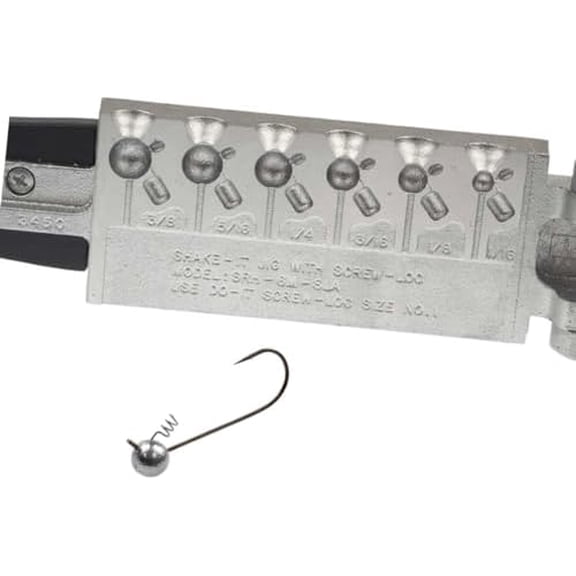 Do It Mold Shake-It Jig w/-Loc Sz: 1/16, 1/8, 3/16, 1/4, 5/16, 3/8 oz Hook: 32798 Collar: None Do it Mold (3450) SRH-6M-SLA$$Sport & Recreation Other