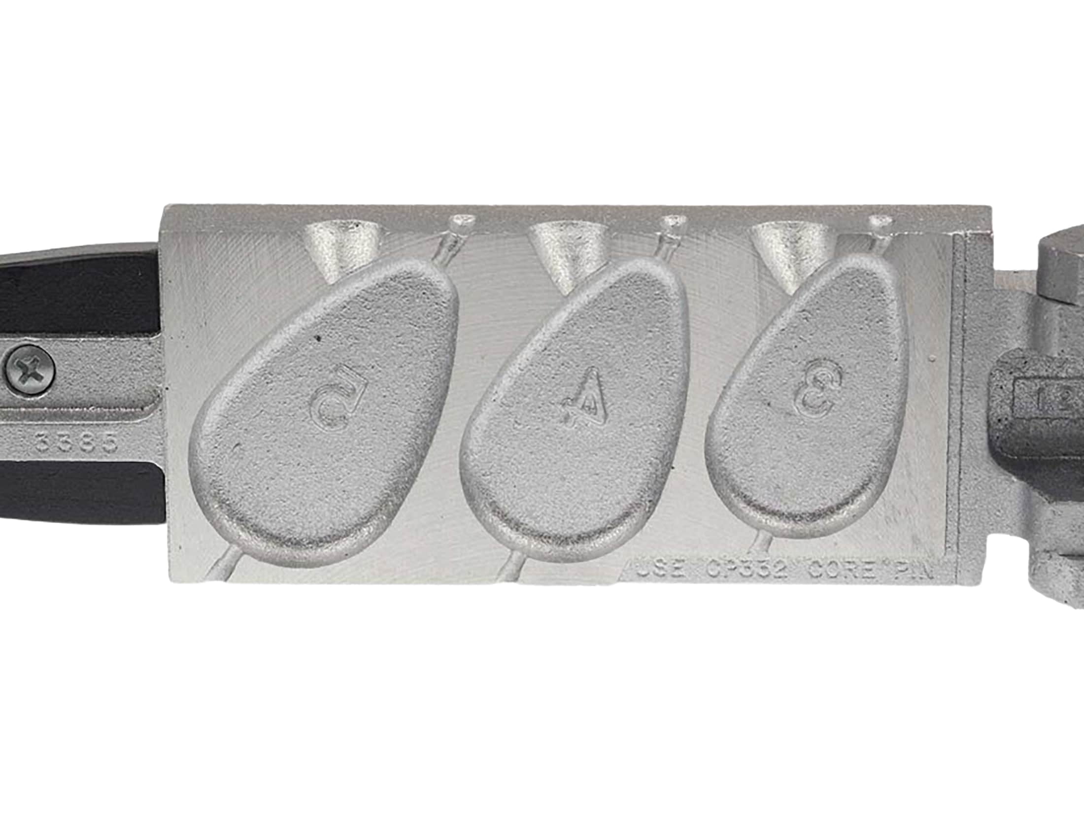 Do-It No-Roll Sinker Mold 3, 4, 5oz 3cavity