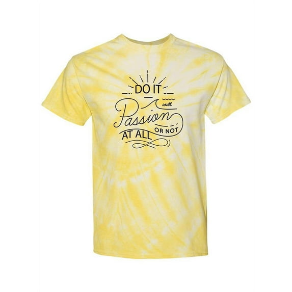 Do It With Passion Tie-Dye Cyclone Men -Smartprints Designs, Male Medium