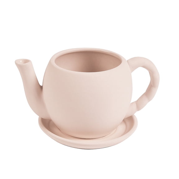 Do It Yourself Ceramic Flower Tea Pot - Craft Kits - 12 Pieces
