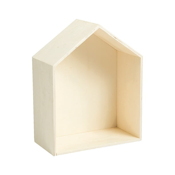 Do It Yourself House Shaped Shadow Box Craft Kits 1 Piece