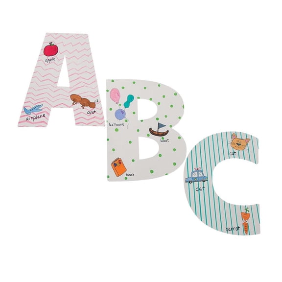 Do It Yourself Jumbo Alphabet Letters- 26 Pc - Craft Kits - 26 Pieces