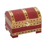 Fun Express - Diy Mini Treasure Chests - Craft Kits - DYO - Wood - Toy - 12 Pieces