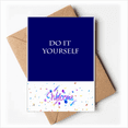 thumbnail image 1 of Do It Yourself Self-reliance Welcome Back Greeting Cards Envelopes Blank, 1 of 4