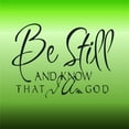 thumbnail image 1 of Do It Yourself Wall Decal Sticker Be Still And Know Living Room Home Decor, 1 of 1