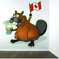 thumbnail image 1 of Do It Yourself Wall Decal Sticker Canadian Beaver Canada Flag 30x50", 1 of 1