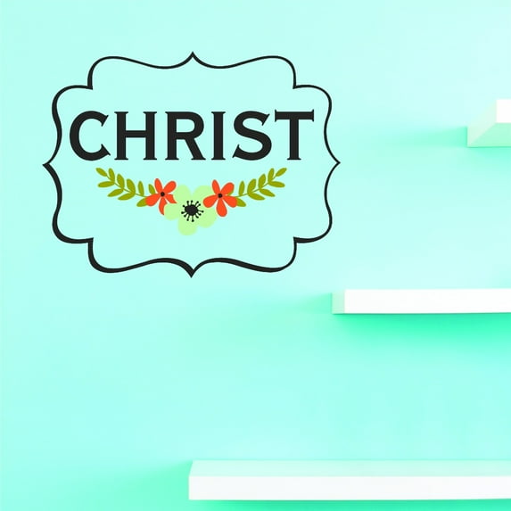 Do It Yourself Wall Decal Sticker Christ Home Decor 20x40"
