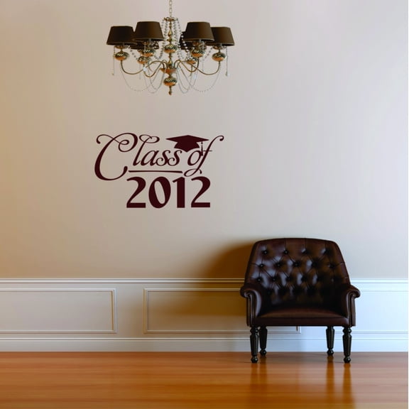 Do It Yourself Wall Decal Sticker Class Of 2012 Size: 20 X30"