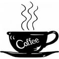 thumbnail image 1 of Do It Yourself Wall Decal Sticker Coffee Cup Living Room Home Decor Size: 16x16", 1 of 1
