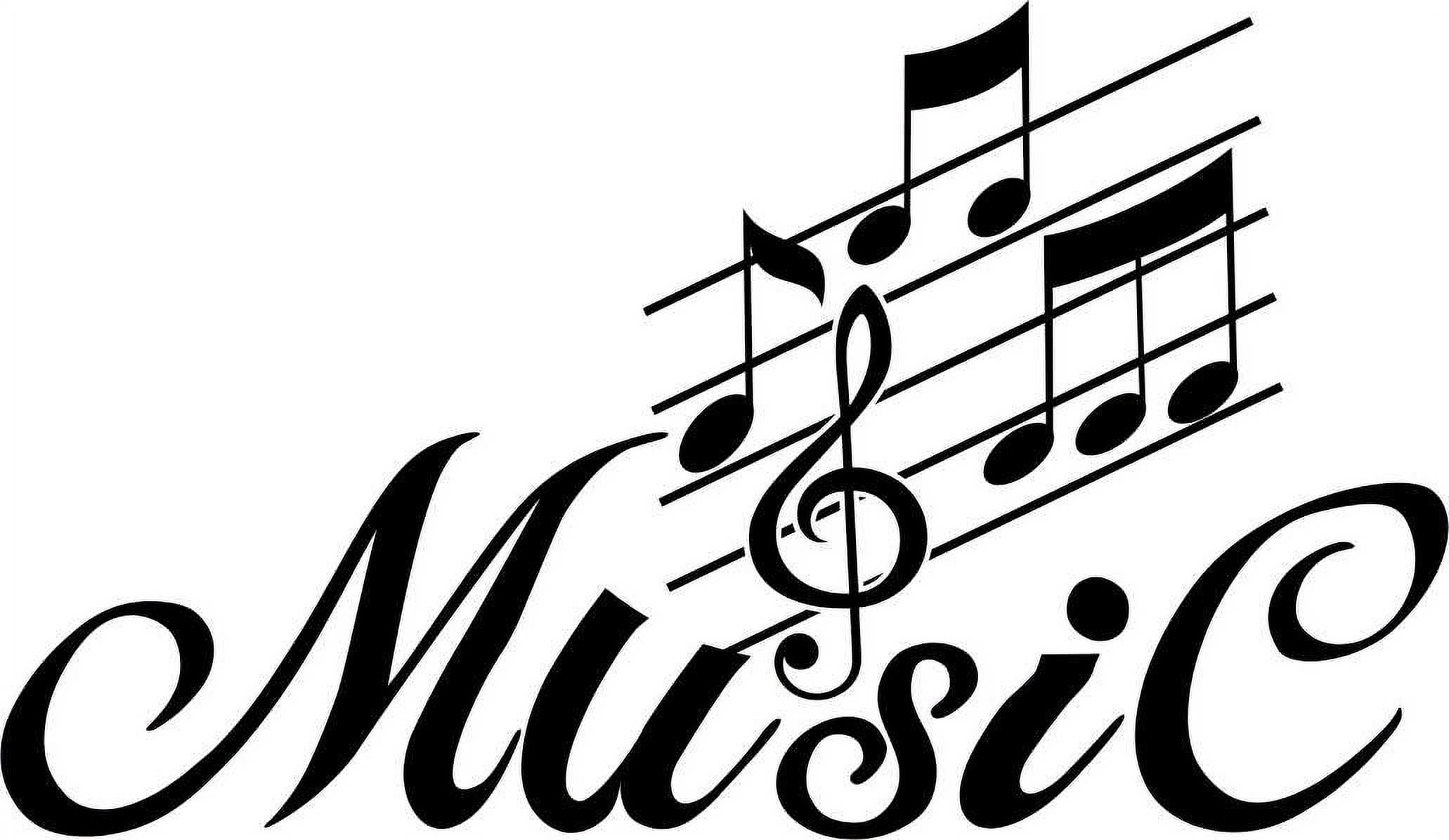 Do It Yourself Wall Decal Sticker Custom Designs Music Notes Custom ...