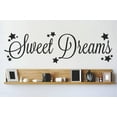 thumbnail image 1 of Do It Yourself Wall Decal Sticker Custom Designs Sweet Dreams Quote 6x30", 1 of 1