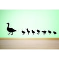 thumbnail image 1 of Do It Yourself Wall Decal Sticker Duck With Baby Ducklings Family In Line Silhouette 20x40", 1 of 1