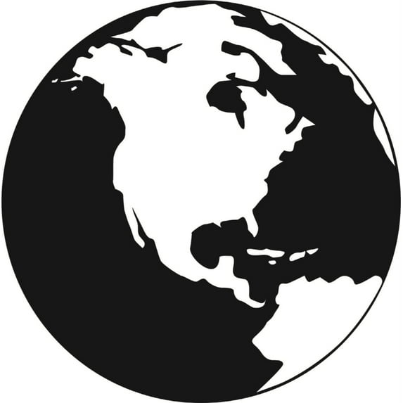 Do It Yourself Wall Decal Sticker Earth Design Size: 16 X16"