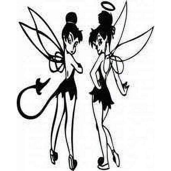 Do It Yourself Wall Decal Sticker Fairies Kids Bed Room
