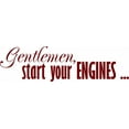 thumbnail image 1 of Do It Yourself Wall Decal Sticker Gentleman Start Your Engines Race Car Kids Boys Bedroom 10x30", 1 of 3