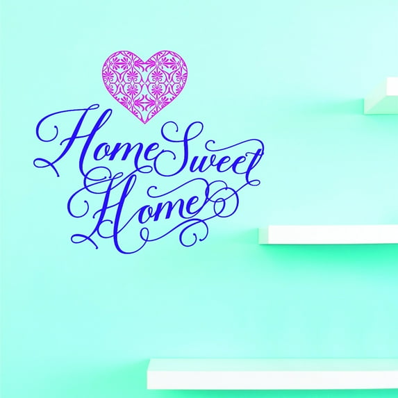 Do It Yourself Wall Decal Sticker Home Sweet Home Home Decor 20x40"