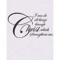 thumbnail image 1 of Do It Yourself Wall Decal Sticker I Can Do All Things Through Christ Living Room, 1 of 1