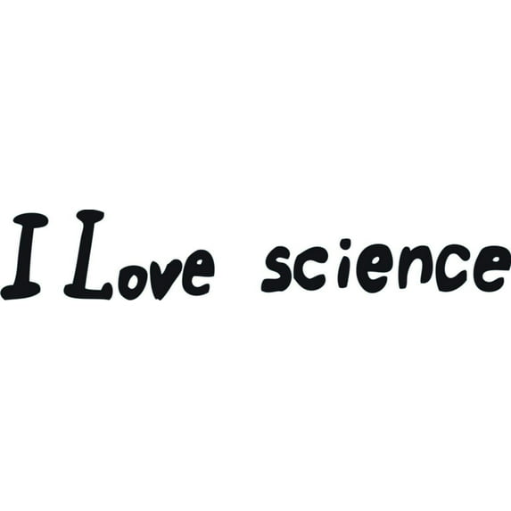 Do It Yourself Wall Decal Sticker I Love Science School Classroom 8 X32"