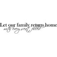 thumbnail image 1 of Do It Yourself Wall Decal Sticker Let Our Family Living Room 12 X12", 1 of 1