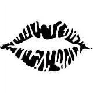 Do It Yourself Wall Decal Sticker Lips Girls Bedroom Home Decor