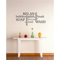 thumbnail image 1 of Do It Yourself Wall Decal Sticker Living Room Art Bubbles Relax Refresh Wash Bathroom 12x18", 1 of 3