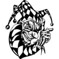 thumbnail image 1 of Do It Yourself Wall Decal Sticker Monster Clown Kids Boys Bed Room Size: 20x20", 1 of 1