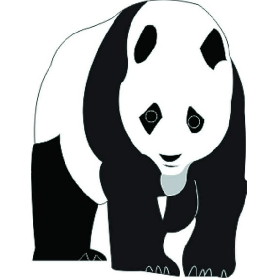 Do It Yourself Wall Decal Sticker Panda Boys Bed Room Size: 16x24"