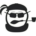 thumbnail image 1 of Do It Yourself Wall Decal Sticker Pirate Snowman Face Size: 12 X15", 1 of 1