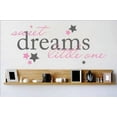 thumbnail image 1 of Do It Yourself Wall Decal Sticker Sweet Dreams Little One Lettering Text 8 X20", 1 of 1