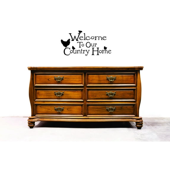 Do It Yourself Wall Decal Sticker Welcome To Our Country Home Quote Farm 14x28"