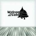 thumbnail image 1 of Do It Yourself Wall Decal Sticker Welcome To The Cabin Quote Getaway Lake House Vacation 20x30", 1 of 1