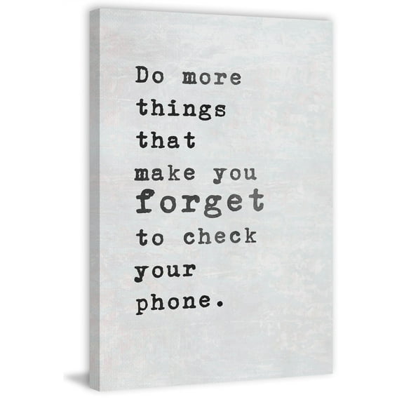 Do More Things Painting Print on Wrapped Canvas