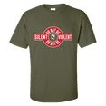 thumbnail image 1 of Do Not Be Silent Do Not Be Violent Adult Unisex Peaceful Protest Short Sleeve T-shirt-Military-large, 1 of 4