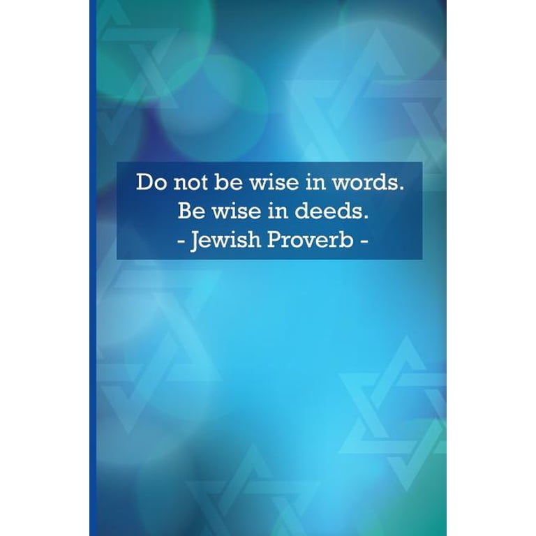 Amos Elias, Jewish Proverbs Lined Journal photo 1