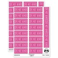 thumbnail image 1 of Do Not Bend Double Line Border Sticker Set - Hot Pink - Matte Finish - 2.00" Large, 1 of 7