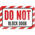 thumbnail image 1 of Do Not Block Door Sign, 1 of 1