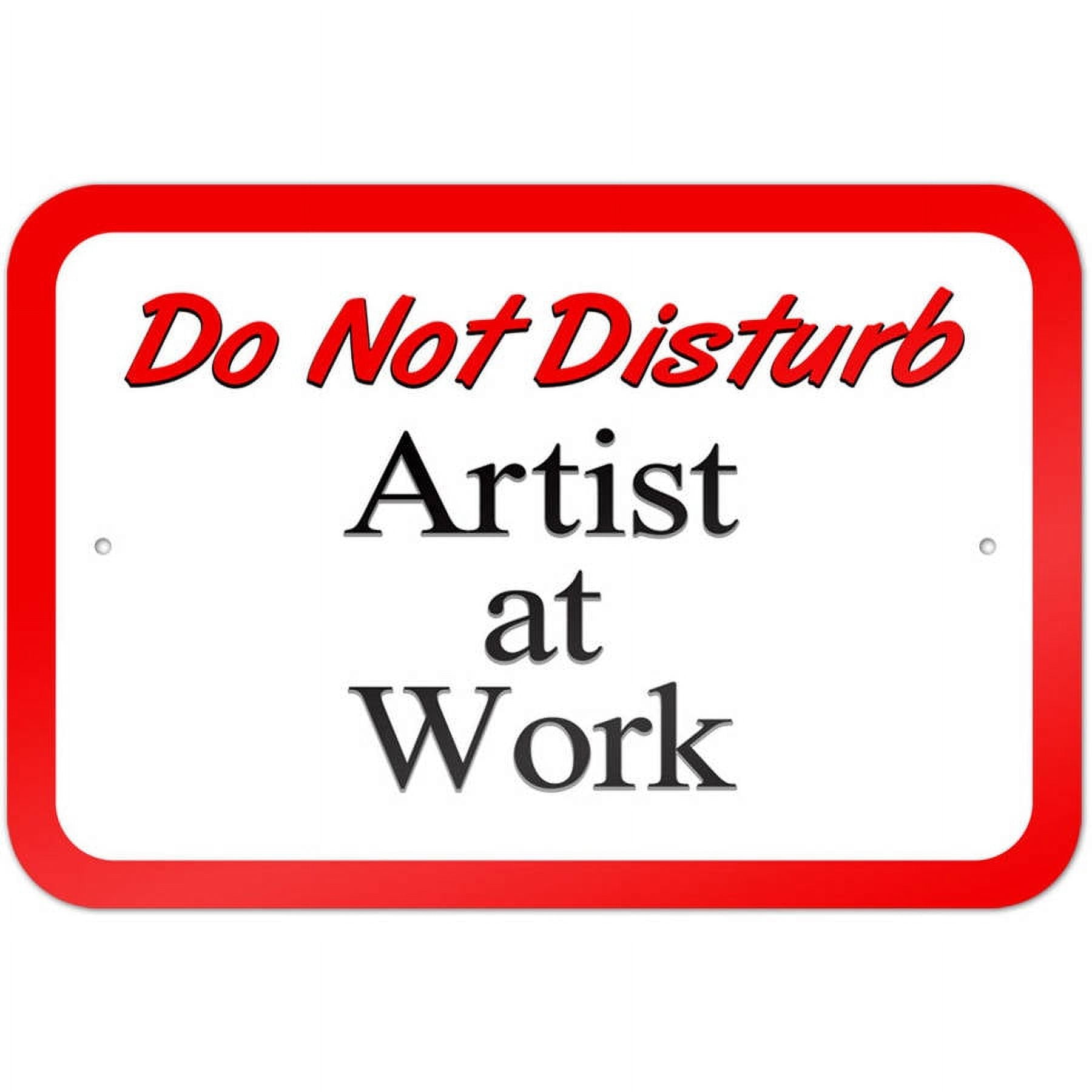 Do Not Disturb Artist at Work Sign - Walmart.com