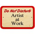thumbnail image 1 of Do Not Disturb Artist at Work Sign, 1 of 1