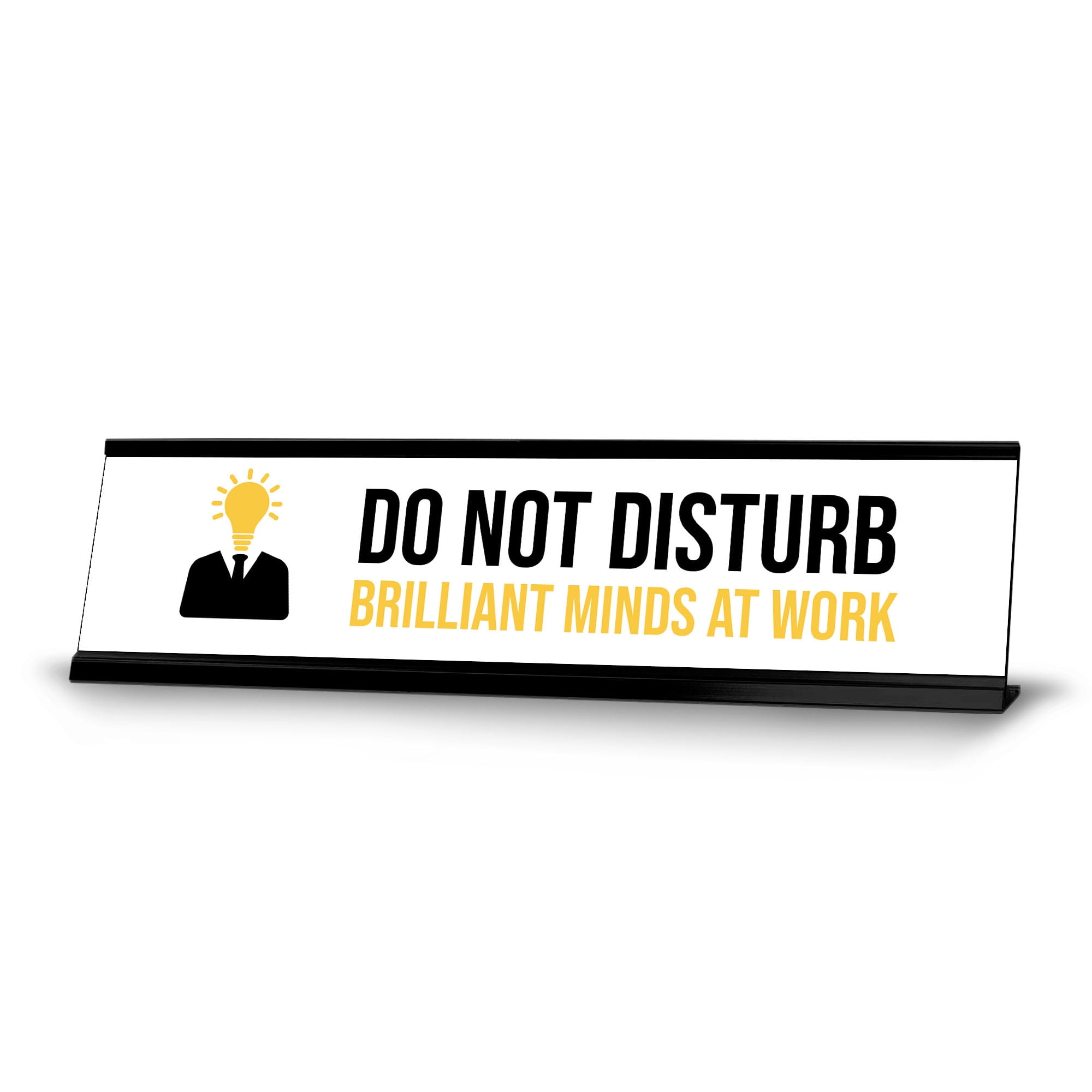 https://i5.walmartimages.com/seo/Do-Not-Disturb-Brilliant-Minds-At-Work-Bulb-Black-Frame-Desk-Sign-2x8_f27a5629-4e52-4b96-a549-5880b4447804.b172f8e4bfcc466302fcd304ae37bc84.jpeg