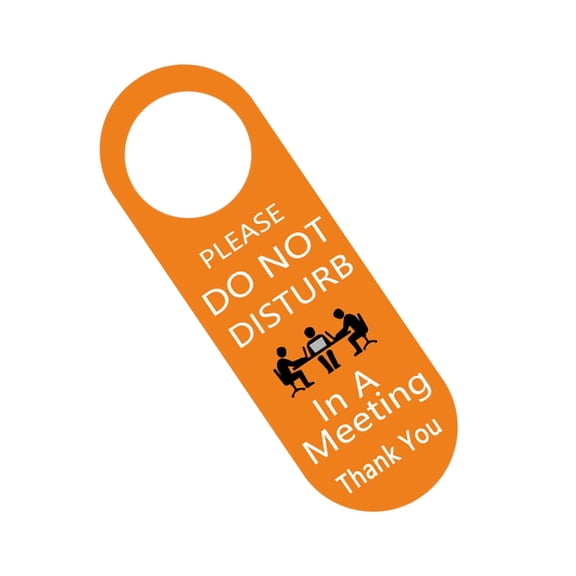 Do Not Disturb Door Hanger Signs Please Do Not Disturbs Doors Knob Sign for Meeting in Duration ,Home Hotel